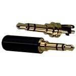 35M3P MMG Pro.fi.con golden plated metallic male plug 3.5mm 3p stereo αρίστης ποιότητας επίχρυσο αρσενικό μεταλλικό φις καλωδίου